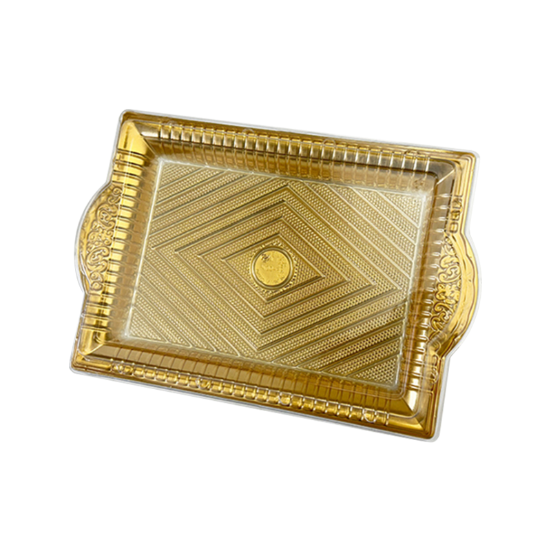 Jednorazowa, przezroczysta, gruba blacha do ciasta