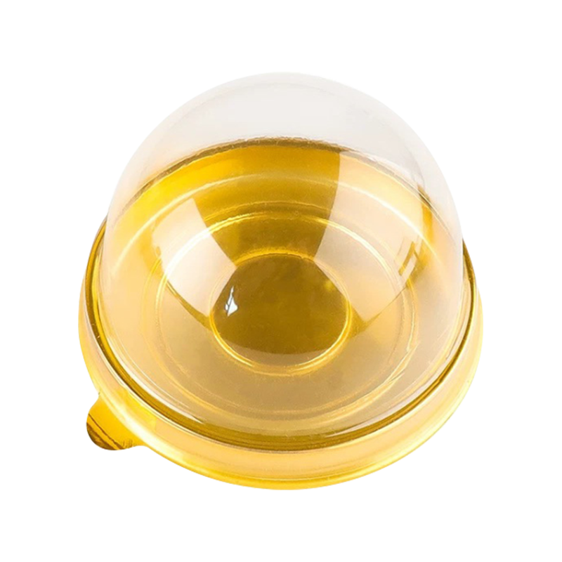 Pudełko z przezroczystego tworzywa PET z kopułką