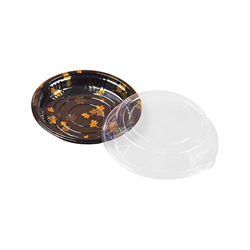 Degradowalne okrągłe pudełko na sushi