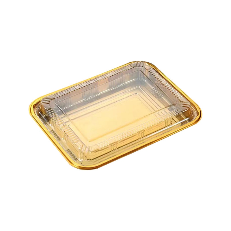 Złote jednorazowe japońskie pudełko na sushi