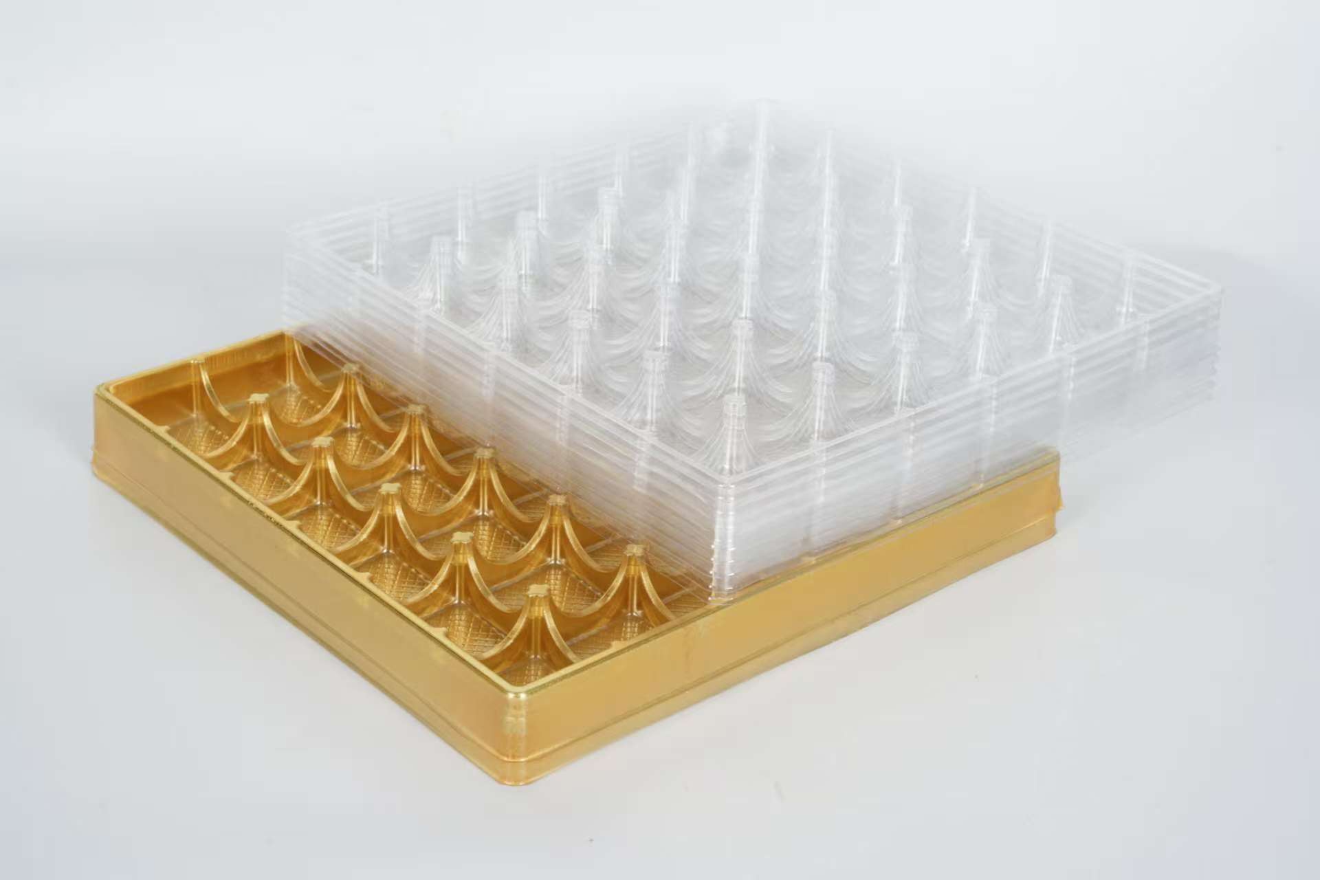 Jednorazowe plastikowe pudełko na tacę na sushi z PP 