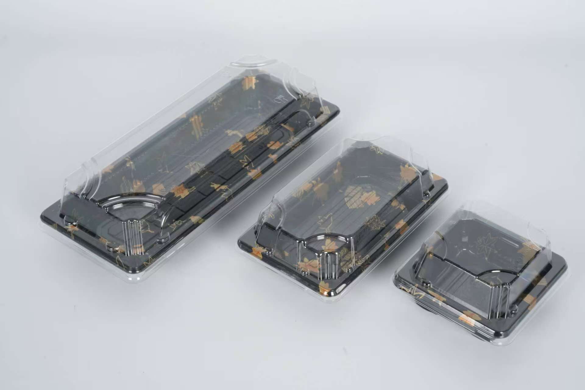 Jednorazowe plastikowe pudełko na tacę na sushi z PP 